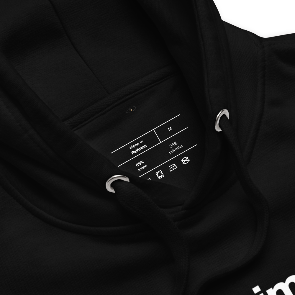 Parks& Hoodie — Black, Product details product details view