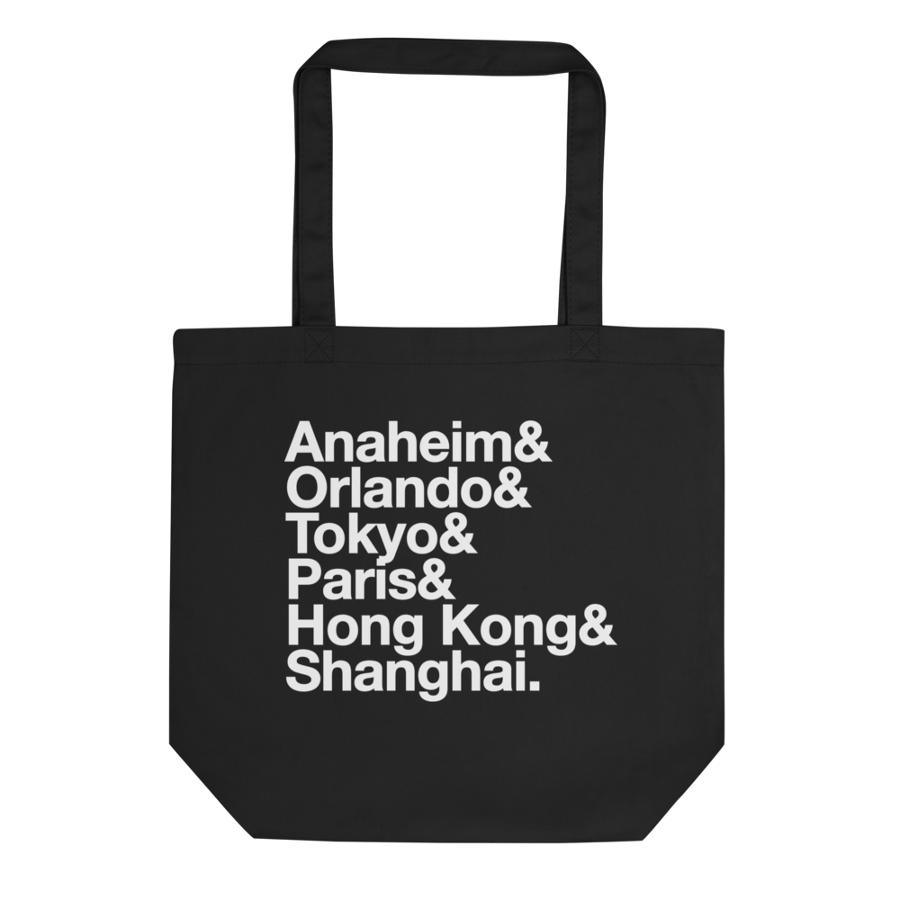 Parks& Tote — Black, Flat front view