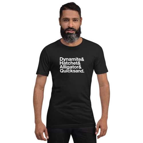 Haunted& Tee — Vintage Black, Men's 4 front view