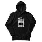 Sorcerer& Hoodie — Black, Flat, Premium front view