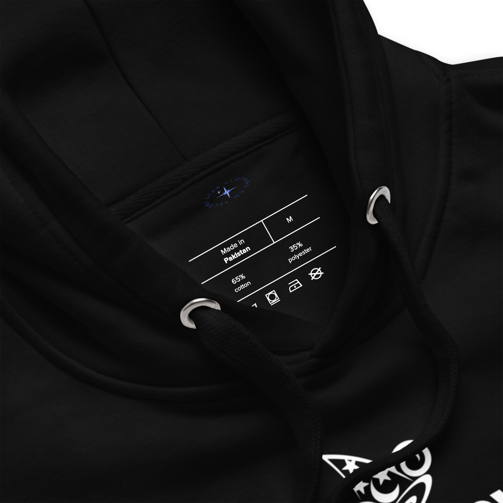 Sorcerer& Hoodie — Black, Product details product details view