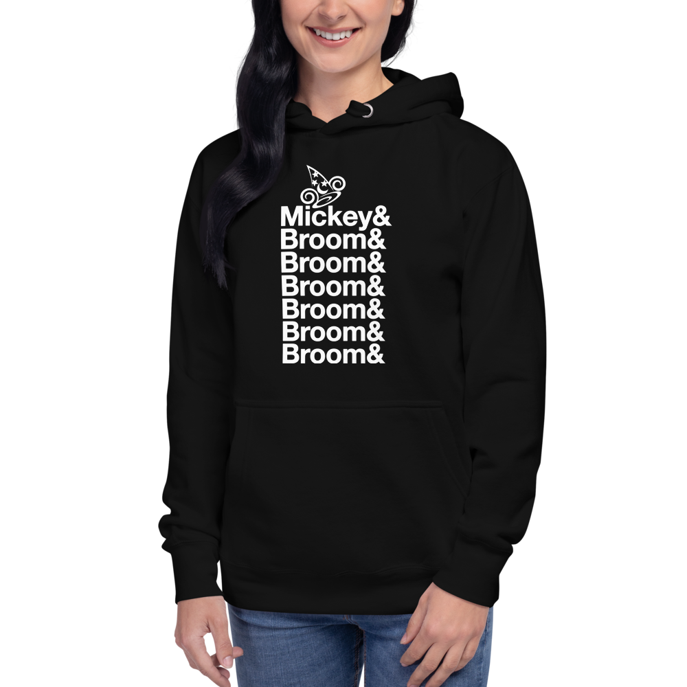 Sorcerer& Hoodie — Black, Women's front view