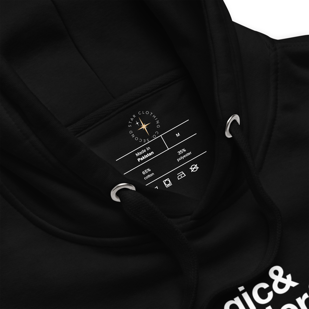Ships& Hoodie — Black, Product details product details view