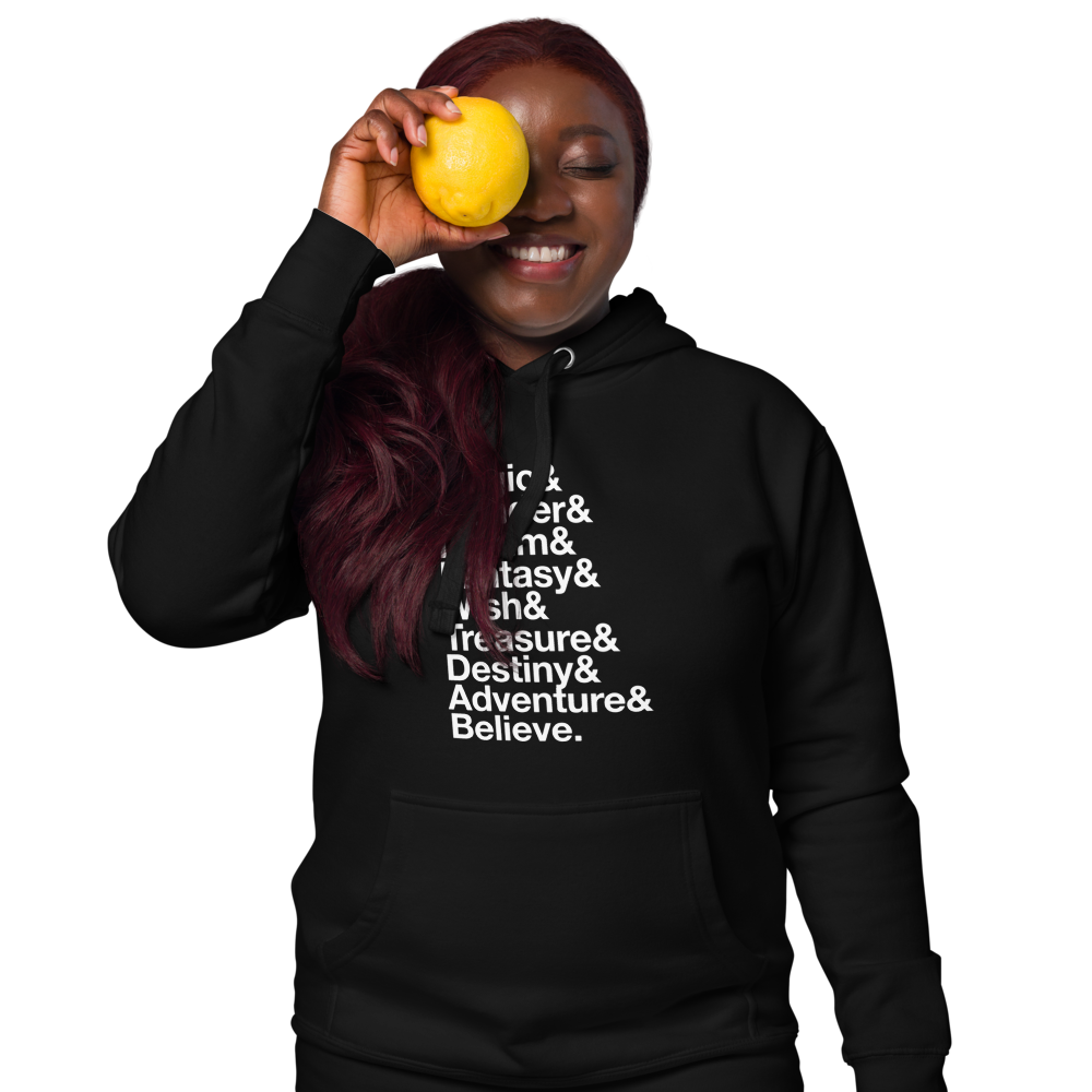 Ships& Hoodie — Black, Women's 6 front view