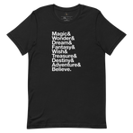 Ships& Tee — Vintage Black, Flat front view