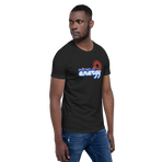 Universe of Energy Tee — Black Heather, Men's 2 right front view