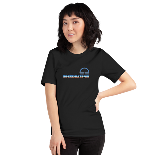 Horizons Tee — Vintage Black, Women's 3 front view