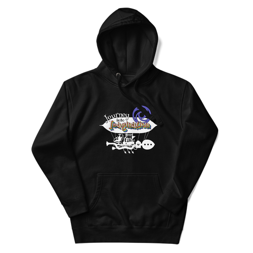 Journey Into Imagination Hoodie — Black, Flat, Premium front view