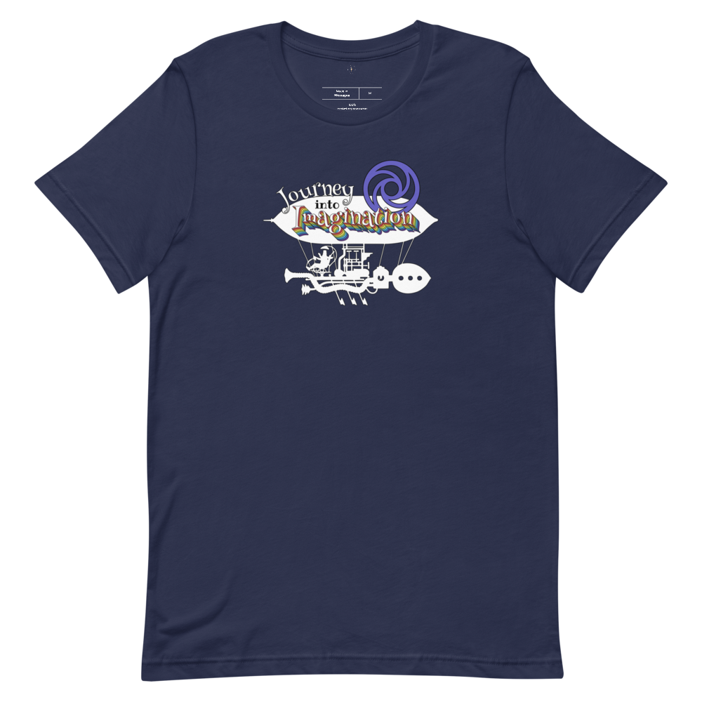 Journey Into Imagination Tee — Navy, Flat front view