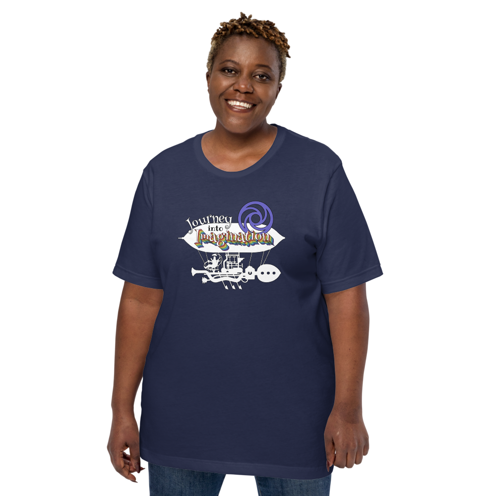 Journey Into Imagination Tee — Navy, Women's 5 front view