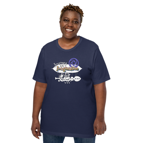Journey Into Imagination Tee — Navy, Women's 5 front view