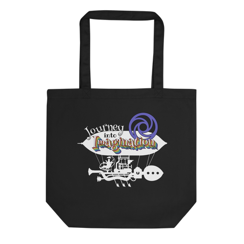 Journey Into Imagination Tote — Black, Flat front view