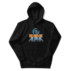 Seabase Alpha Hoodie — Black, Flat, Premium front view