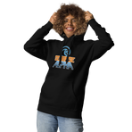 Seabase Alpha Hoodie — Black, Women's 2, Premium front view