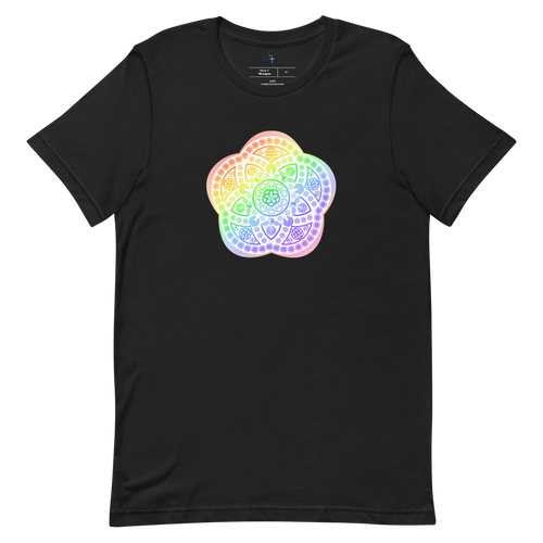 EPCOT Mandala Tee — Vintage Black, Flat front view