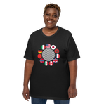 World Traveler Tee — Vintage Black, Women's 5 front view