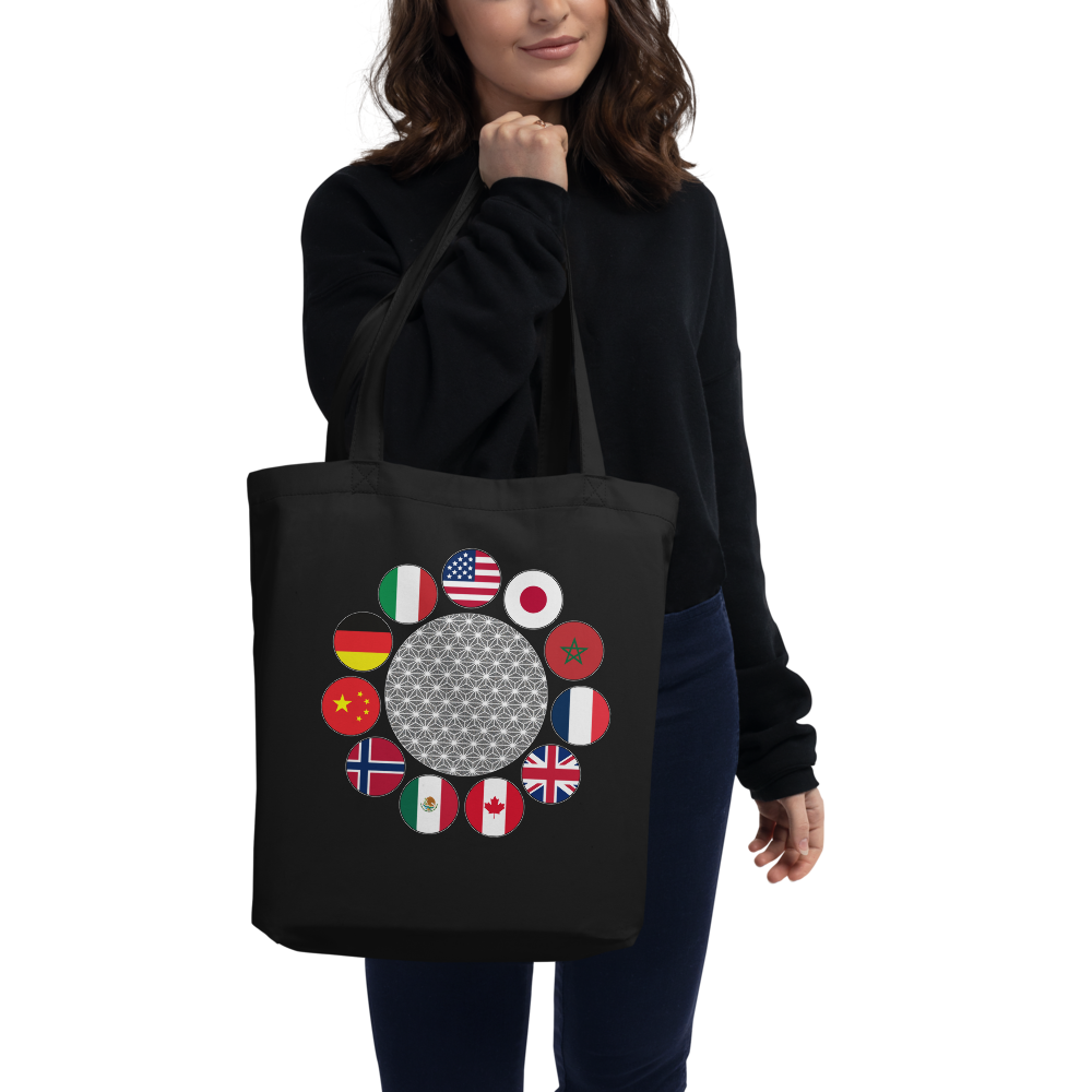 World Traveler Tote — Black, Women's front view