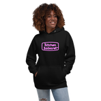Kitchen Kabaret Marquee Hoodie — Black, Women's 2 front view