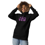 Kitchen Kabaret Marquee Hoodie — Black, Women's 2, Premium front view