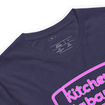 Kitchen Kabaret Marquee Tee — Heather Midnight Navy, Product details product details view