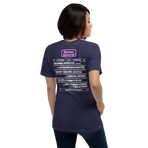 Kitchen Kabaret Marquee Tee — Heather Midnight Navy, Women's 4 back view