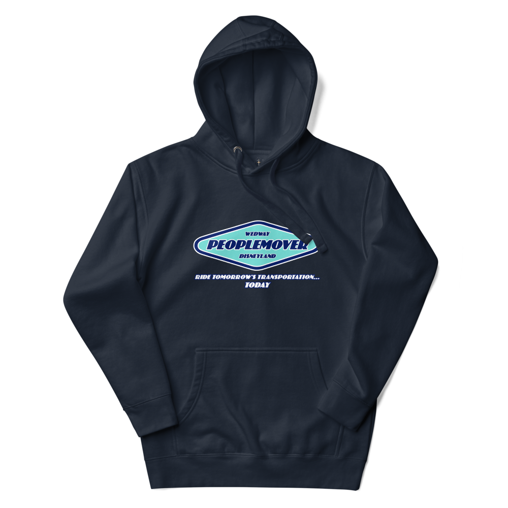Peoplemover Hoodie — Navy Blazer, Flat, Premium front view