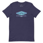 Peoplemover Tee — Heather Midnight Navy, Flat front view