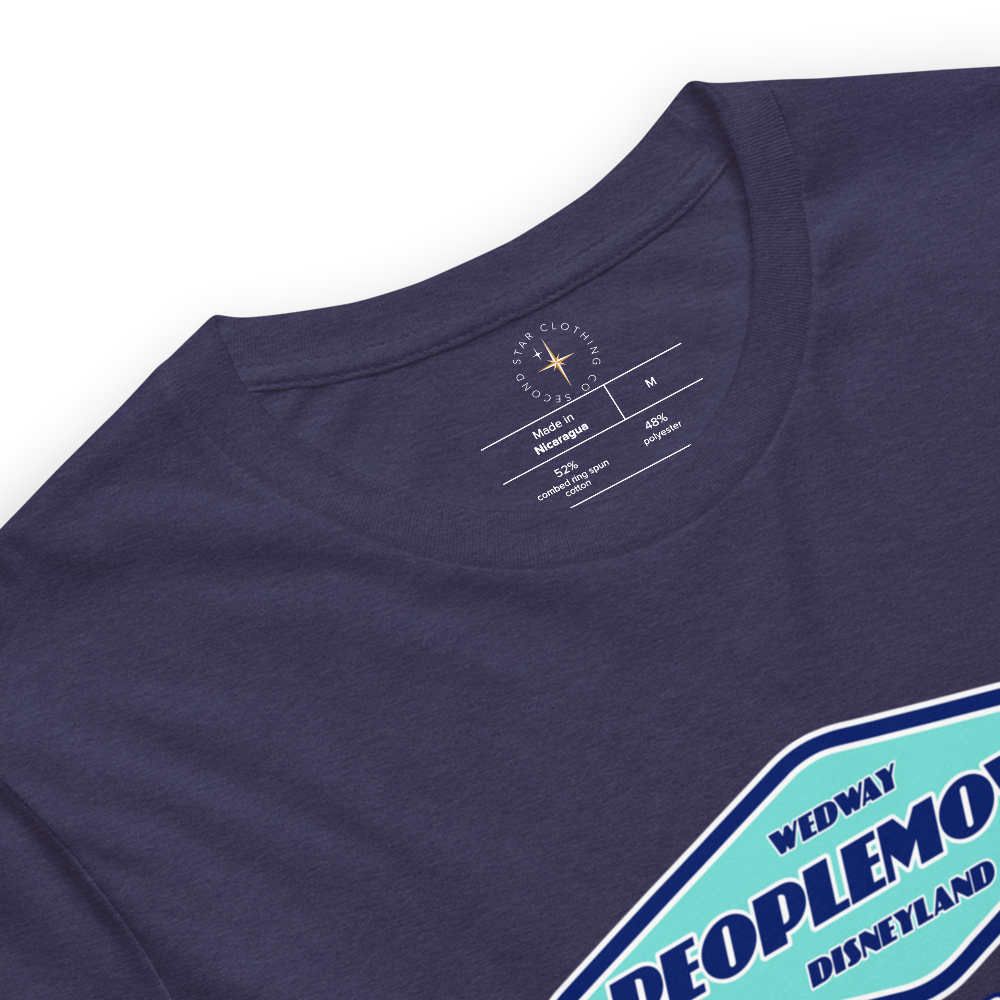 Peoplemover Tee — Heather Midnight Navy, Product details product details view
