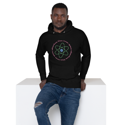 Adventure Thru Inner Space Hoodie — Black, Men's Lifestyle front view