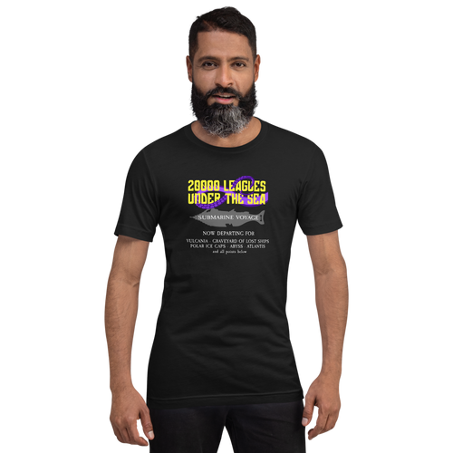 20000 Leagues Tee — Vintage Black, Men's 4 front view