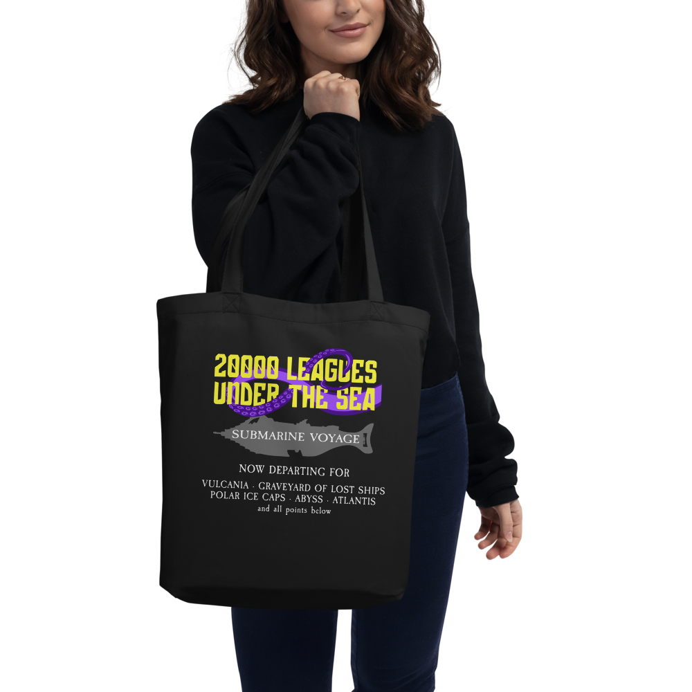 20000 Leagues Tote — Black, Women's front view