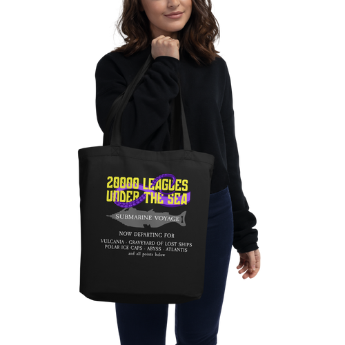 20000 Leagues Tote — Black, Women's front view