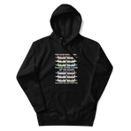 Monorail Fleet Hoodie — Black, Flat, Premium front view