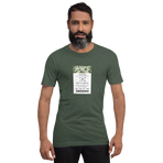 Museum of the Weird Fastpass Tee — Heather Forest, Men's 4 front view