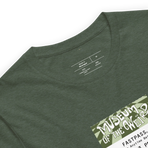 Museum of the Weird Fastpass Tee — Heather Forest, Product details product details view