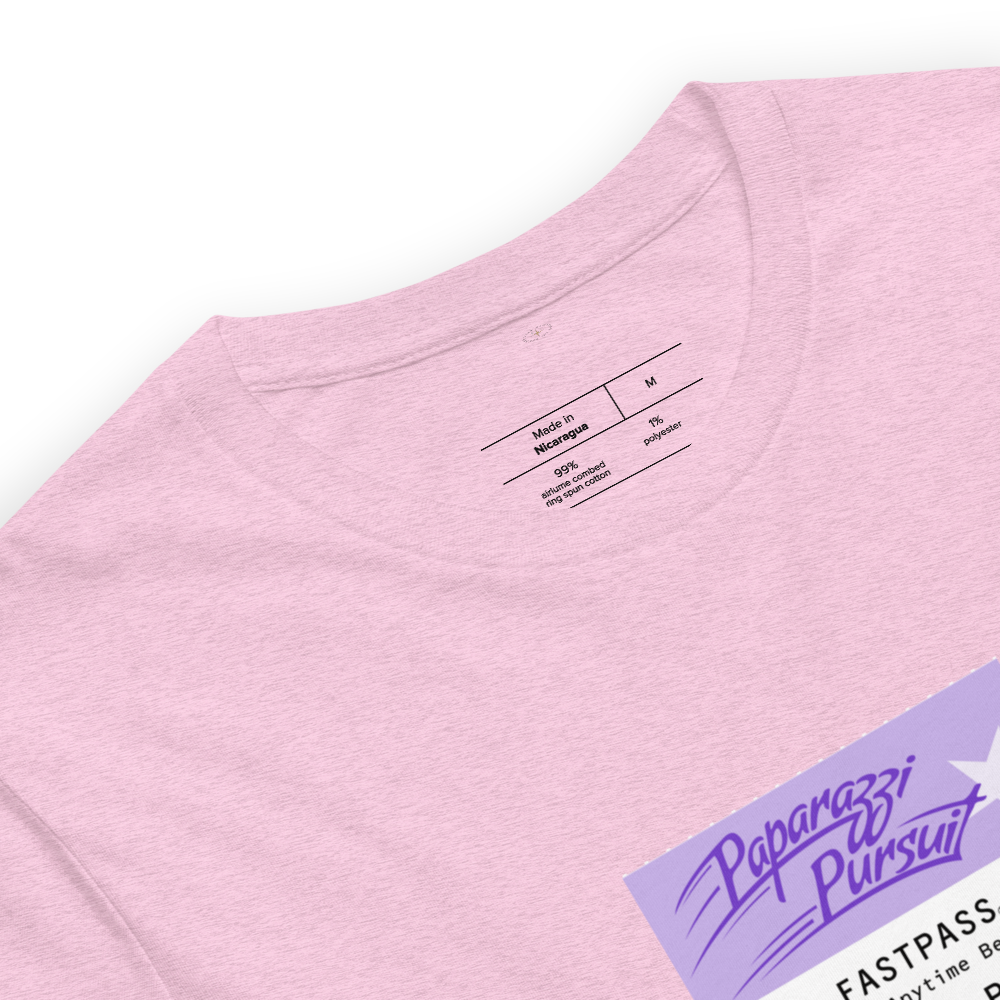 Paparazzi Pursuit Fastpass Tee — Heather Prism Lilac, Product details product details view
