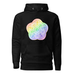 EPCOT Mandala Hoodie in Black — flat lay