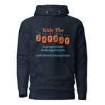 Ride the Skyway Hoodie in Navy Blazer — flat lay