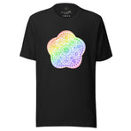 EPCOT Mandala Tee in Vintage Black — flat lay